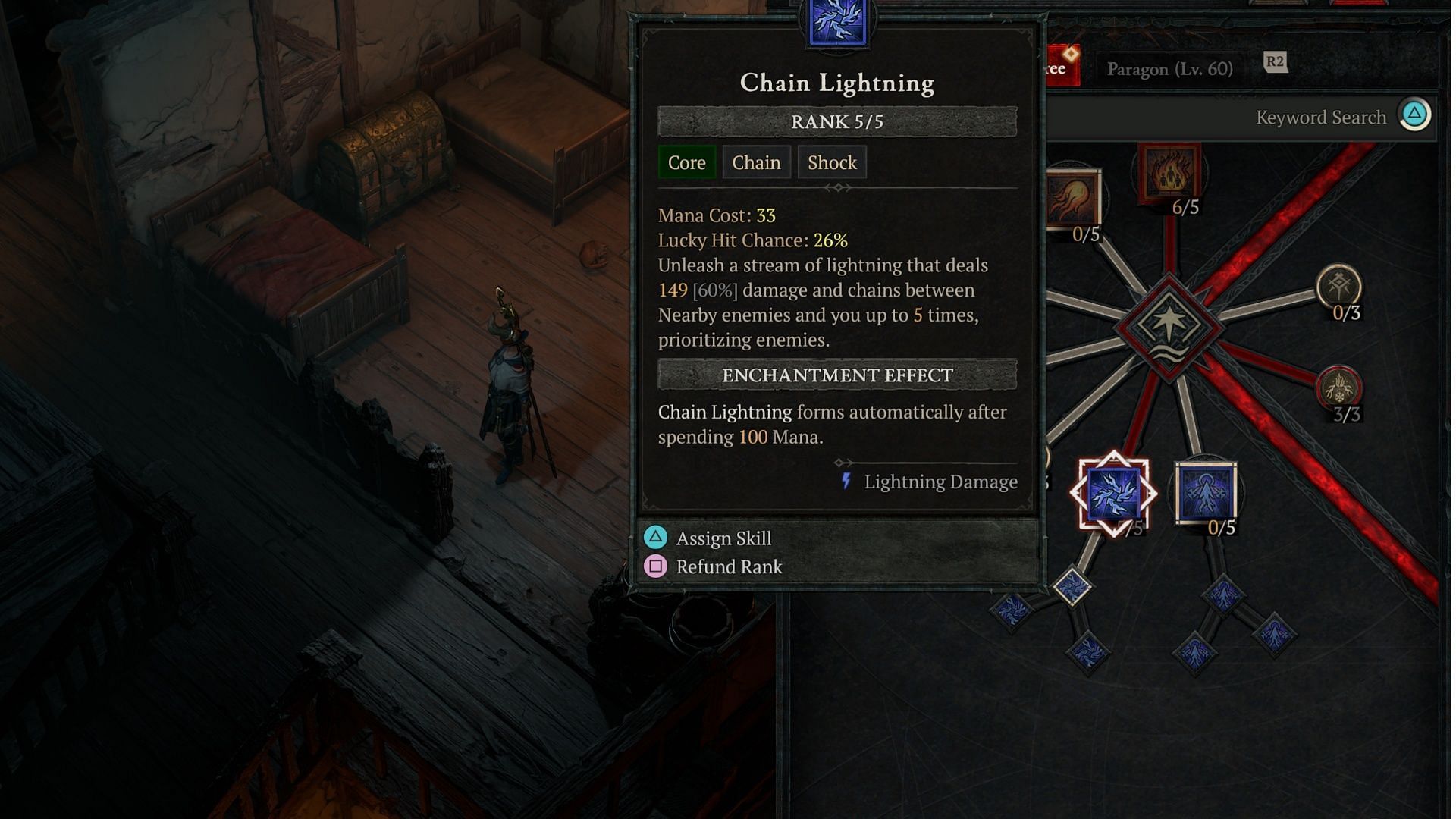Chain Lightning is just so satisfying to use (Image via Blizzard Entertainment)